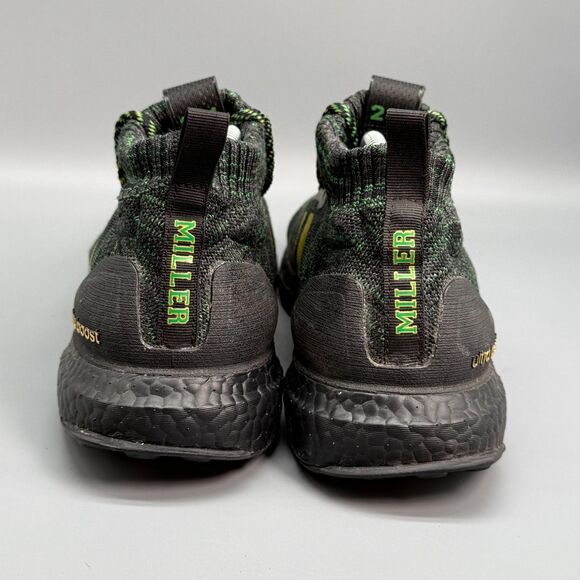 Adidas Ultra Boost DNA Mid X PE Von Miller Mens 11 Green Black Athletic Sneakers - Picture 5 of 10
